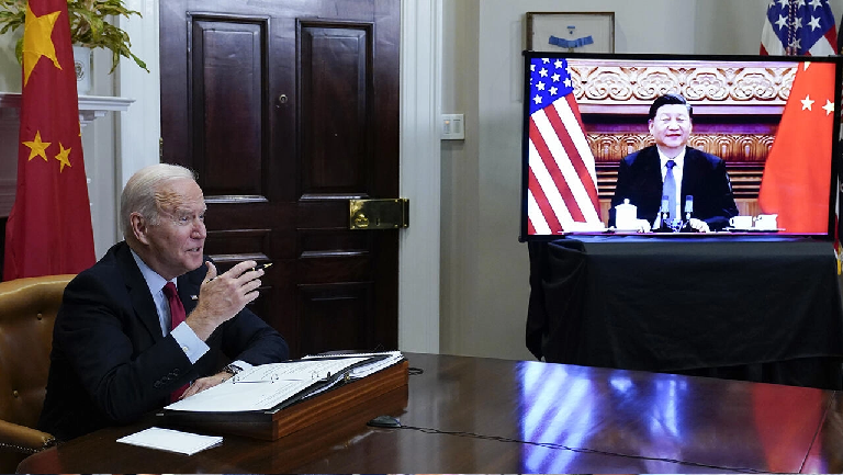 Xi Jinping insta a Joe Biden a trabajar en conjunto por la paz