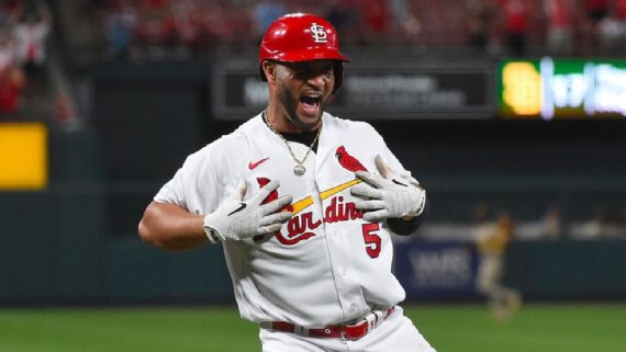 Albert Pujols es tercero de GL en extrabases de todos los tiempos