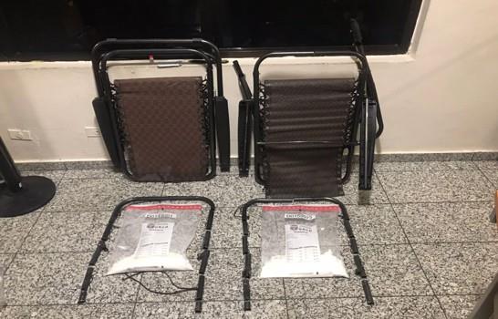 DNCD ocupa coca&iacute;na que ser&iacute;a enviada a Miami camuflada en sillas playeras