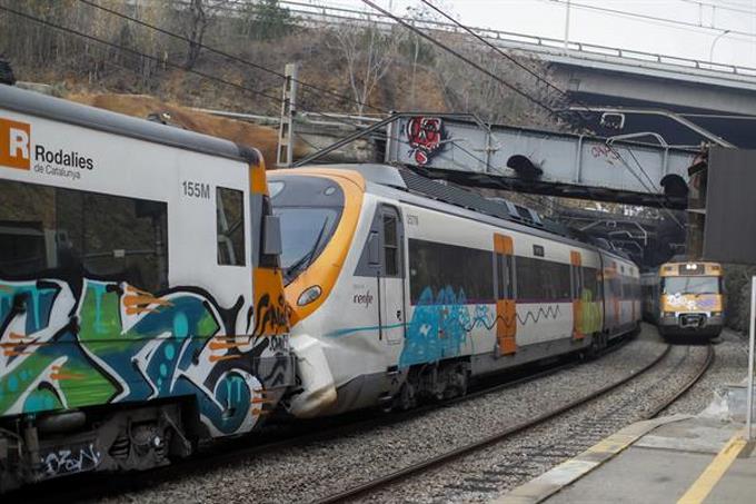 Choque de trenes en Barcelona deja 155 heridos