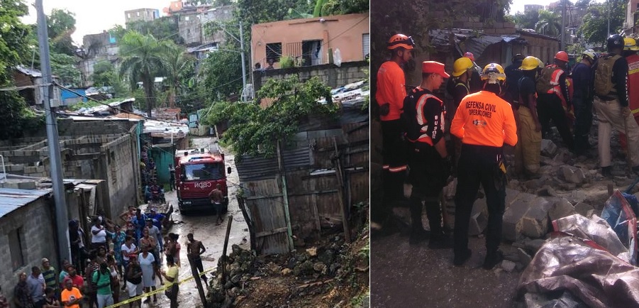 Se registra un muerto en derrumbe casa en barrio capitale&ntilde;o Guachupita