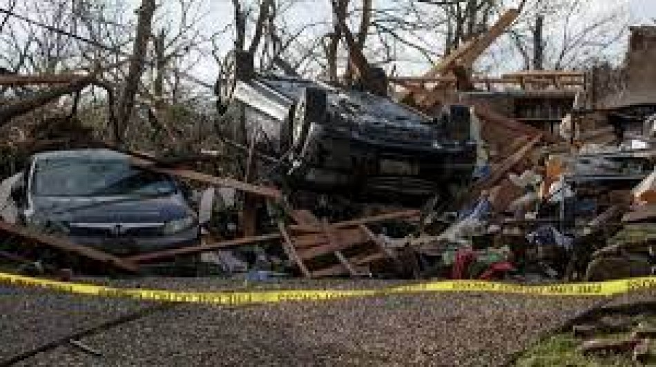 Tormentas en el sur y el centro-norte de Estados Unidos dejan 32 muertos