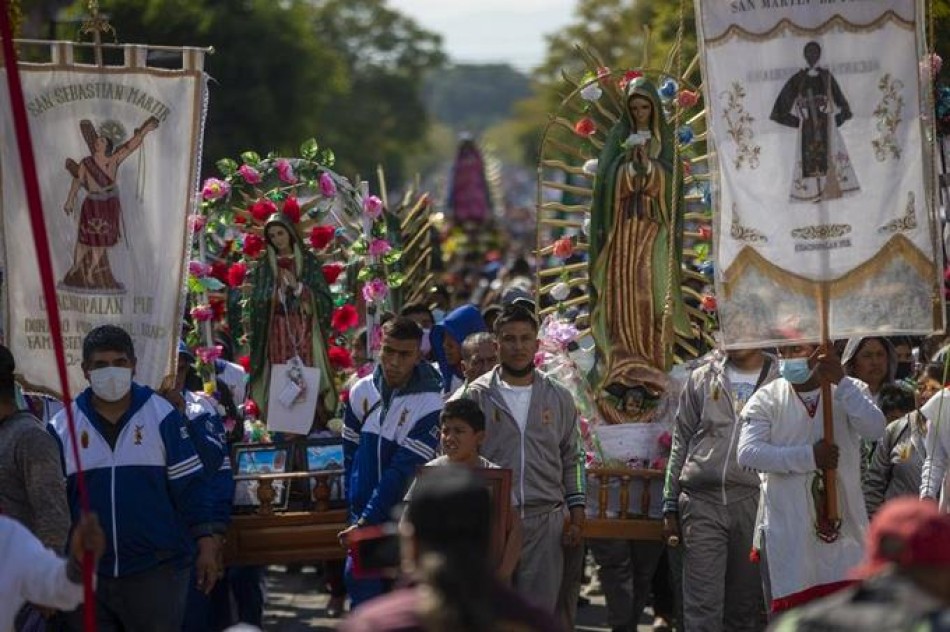 Día de la Virgen de Guadalupe: Miles de peregrinos viajan a México para festejar
