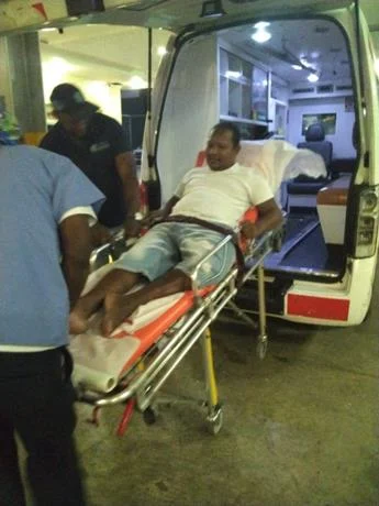 Delivery que tiene 5 meses con tres fracturas en una pierna ya est&aacute; en Ney Arias Lora