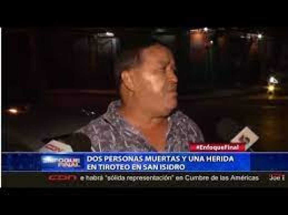  Estas son las declaraciones del padre de uno de los ultimados en San Isidro￼