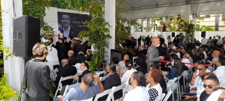 As&iacute; se encuentra la Casa Nacional del PRM, previo a la guardia de honor a Orlando Jorge Mera