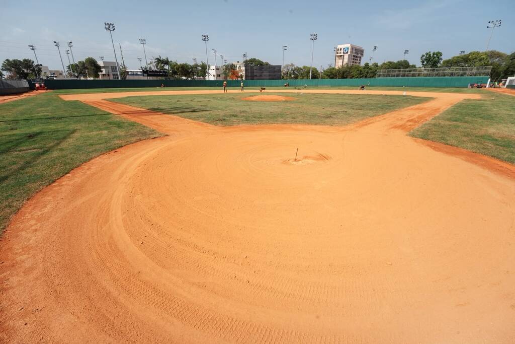 Listo estadio de béisbol en el Centro Olímpico para JCC 2026