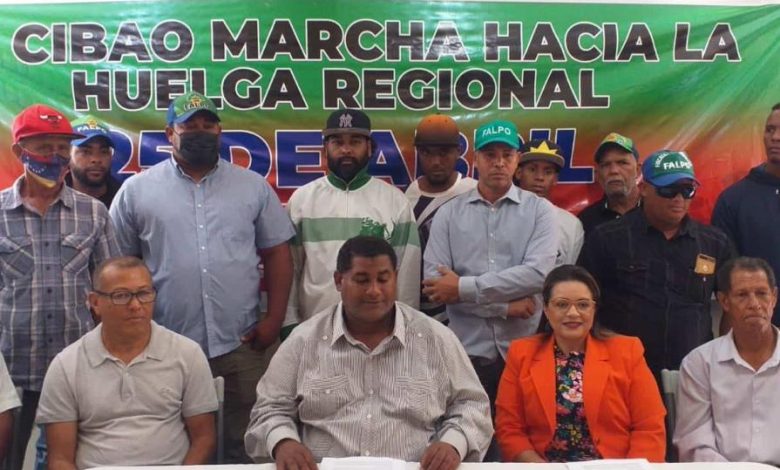 Grupos populares deciden mantener llamado a huelga en el Cibao, al no ponerse de acuerdo con el gobierno