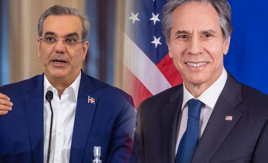 Abinader y Antony Blinken conversan sobre corrupci&oacute;n y Hait&iacute;