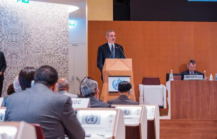 Abinader pide ante la OMS revisar criterios de solidaridad y m&aacute;s compromiso sobre la salud mundial