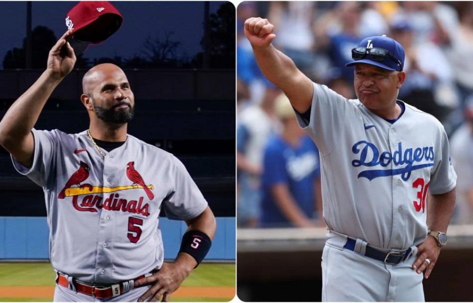 Dave Roberts, mánager de Dodgers, se emocionó con jonrón 700 de Pujols
