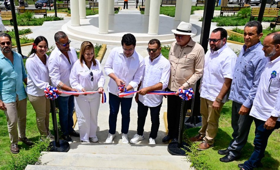 Turismo inaugura Parque Central en El Pinar de San Jos&eacute; de Ocoa