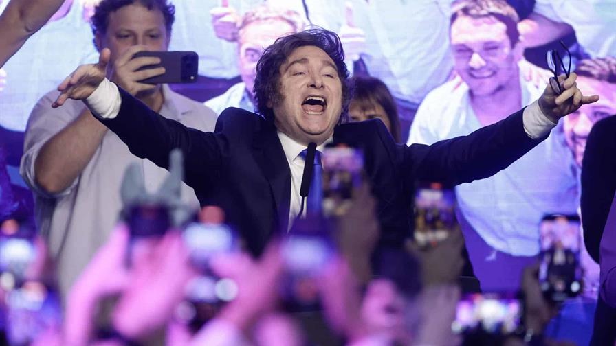 Milei gana elecciones en Argentina