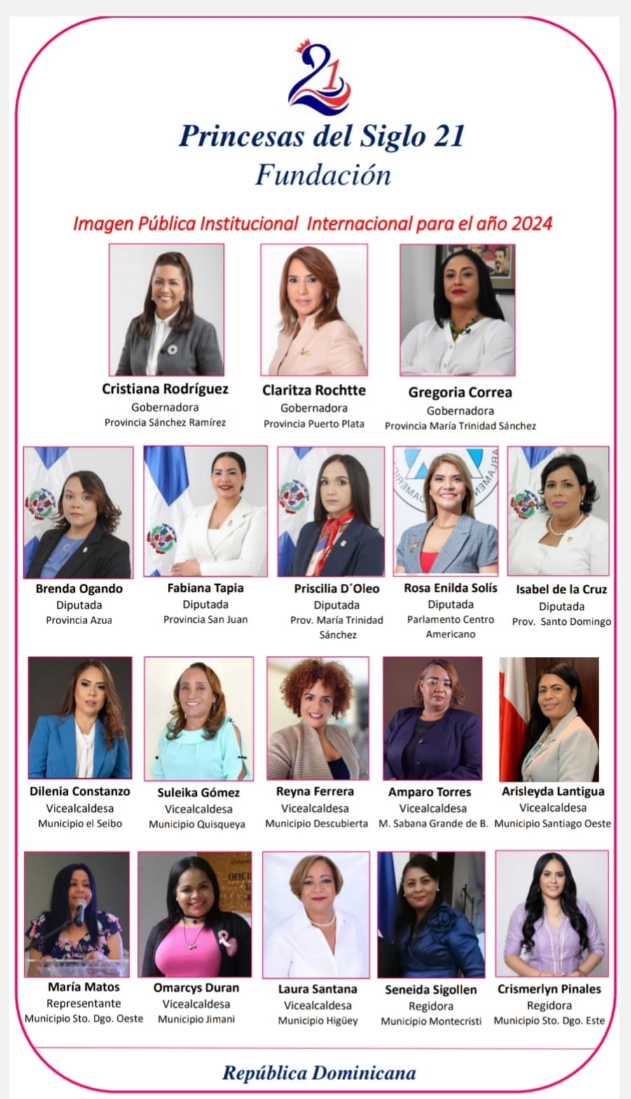 Fundaci&oacute;n Princesas del Siglo 21 presenta Comisiones de Alto Nivel para este 2024