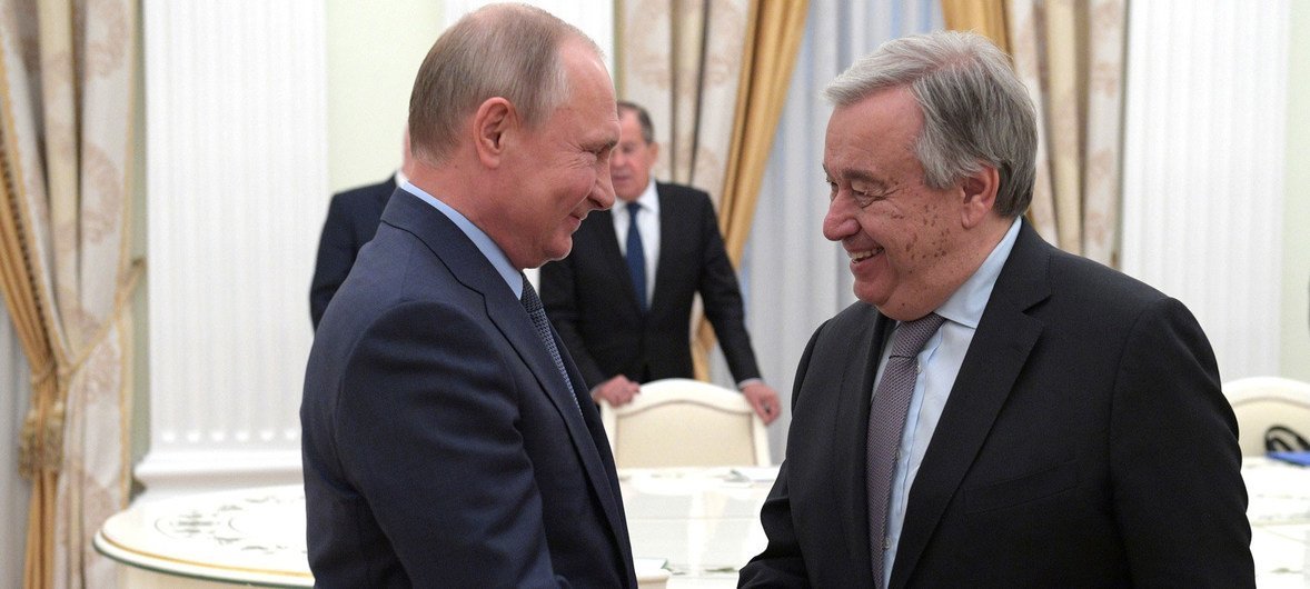 Putin recibir&aacute; pr&oacute;ximo martes a Guterres para hablar de Ucrania