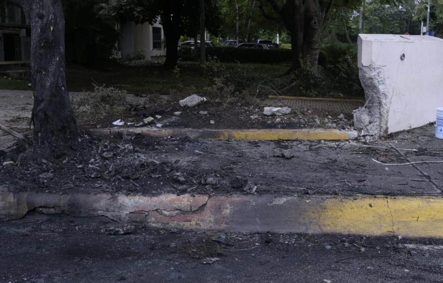 As&iacute; qued&oacute; el lugar donde choc&oacute; el nieto de G&oacute;mez D&iacute;az en la avenida Anacaona