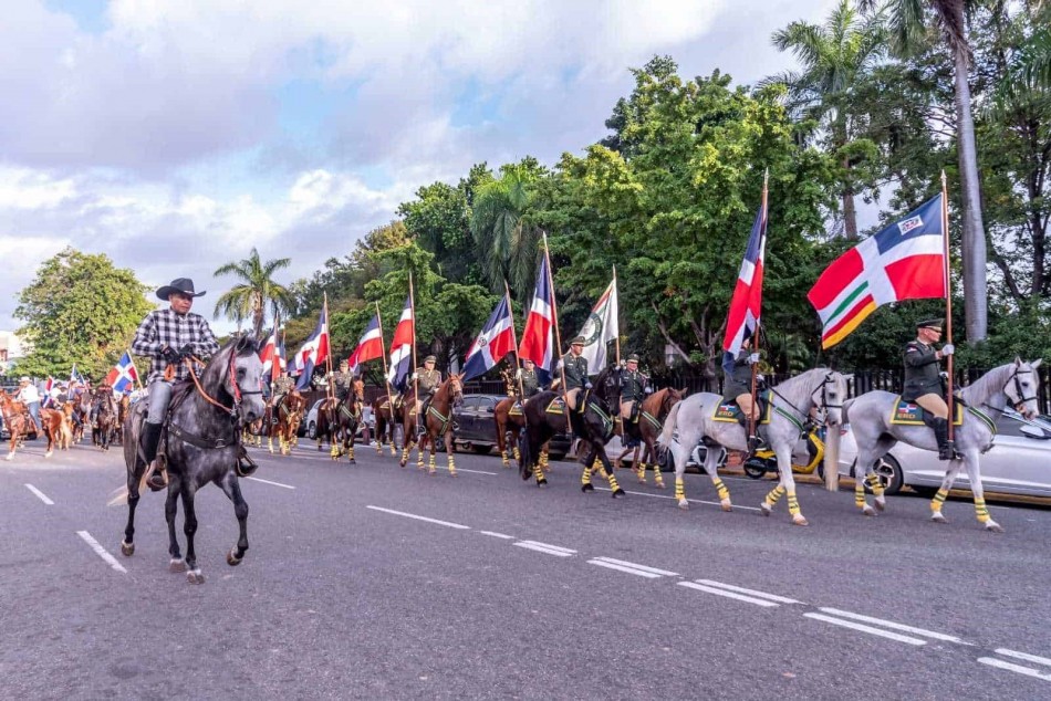Con la realizaci&oacute;n de la cabalgata por el natalicio de Duarte inician  los acto del mes de la patria 