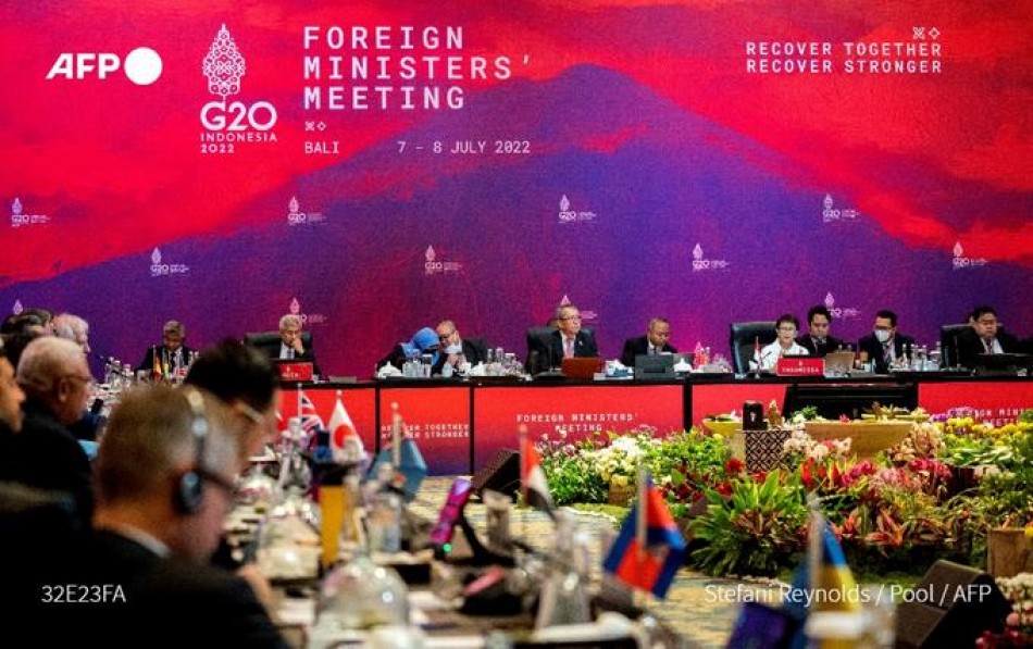 Reuni&oacute;n de ministros del G20 concluye sin comunicado por desacuerdos sobre Ucrania