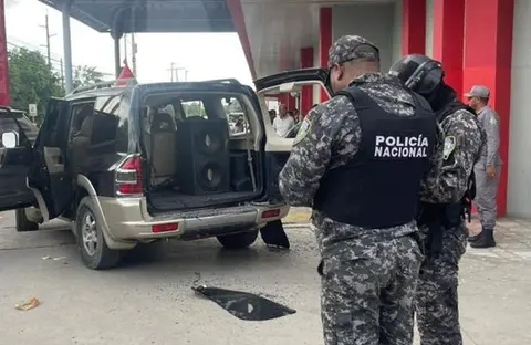 Asaltan sucursal del Banco Banreservas en Santiago