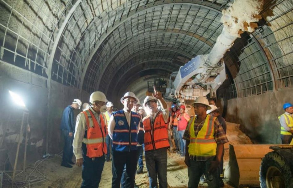 OPRET dice túnel del Metro hacia Los Alcarrizos ya sobrepasa los cien metros