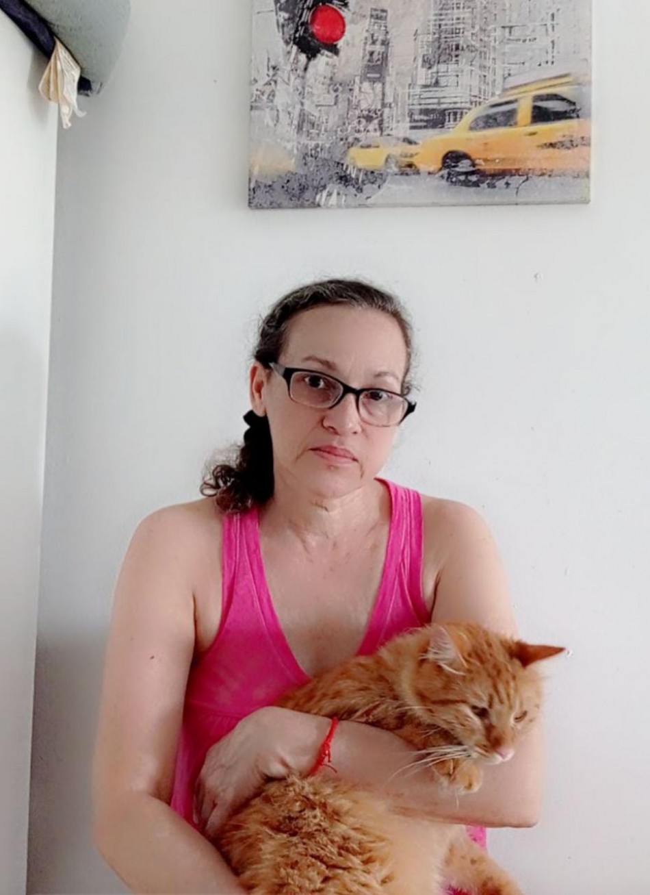 Mujer con 10 gatos clama a las autoridades le extiendan plazo para mudarse a lugar más espacioso