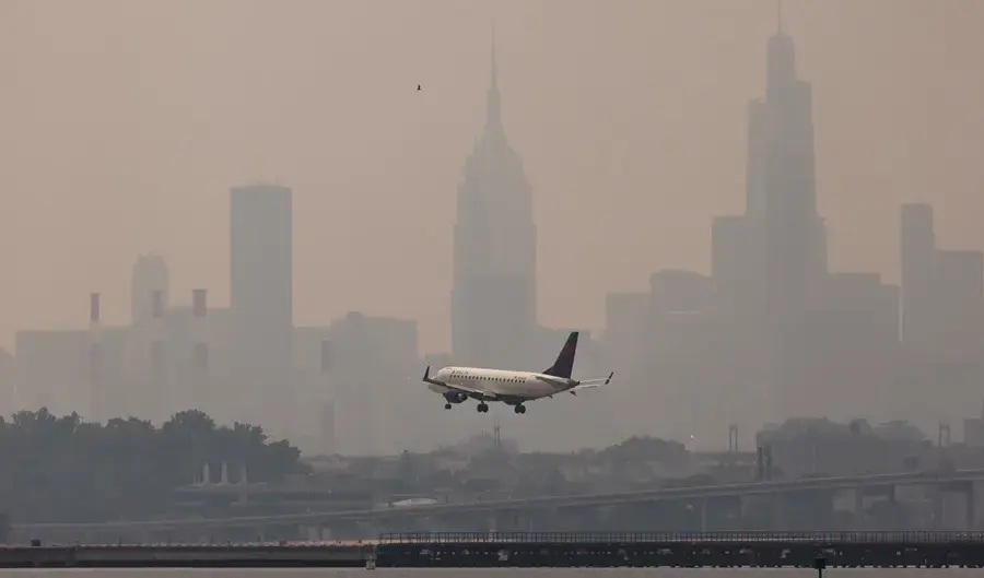 Centro y noreste de Estados Unidos contin&uacute;an afectados por humo de incendios canadienses