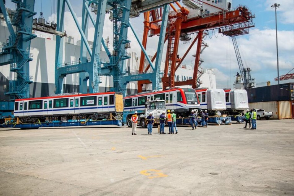 Llegan los primeros seis vagones para aumentar la capacidad del Metro de Santo Domingo